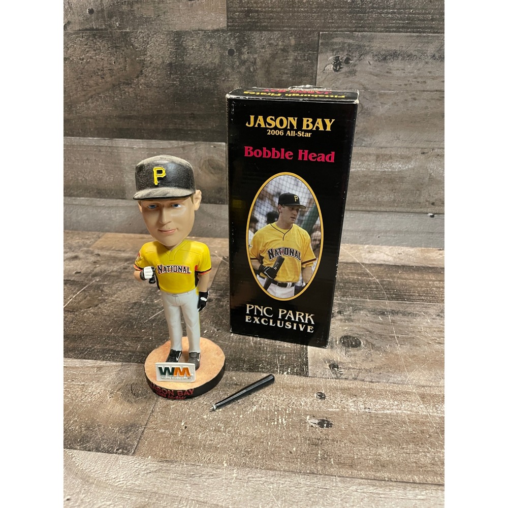 Jason Bay Pittsburgh Pirates 2006 All-Star Bobblehead PNC Park Exclusive Box